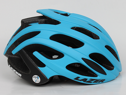 LAZER　BLADE AF（ブレイド アジアンフィット） ＜マットブルー/ブラック＞ ロードヘルメット 超特価品（現品限り）