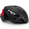 MET　STRALE　Black Red Metallic / Glossy　ヘルメット