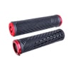 ODI@CF GRIPS V2.1 LOCK-ON@BLACK/RED